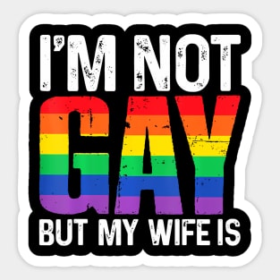 I'm Not Gay I'm Super Gay LGBT Pride March Sticker
